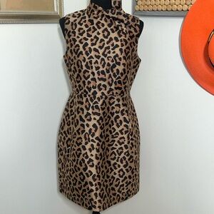 Kate Spade Leopard Print Dress - Black and Brown